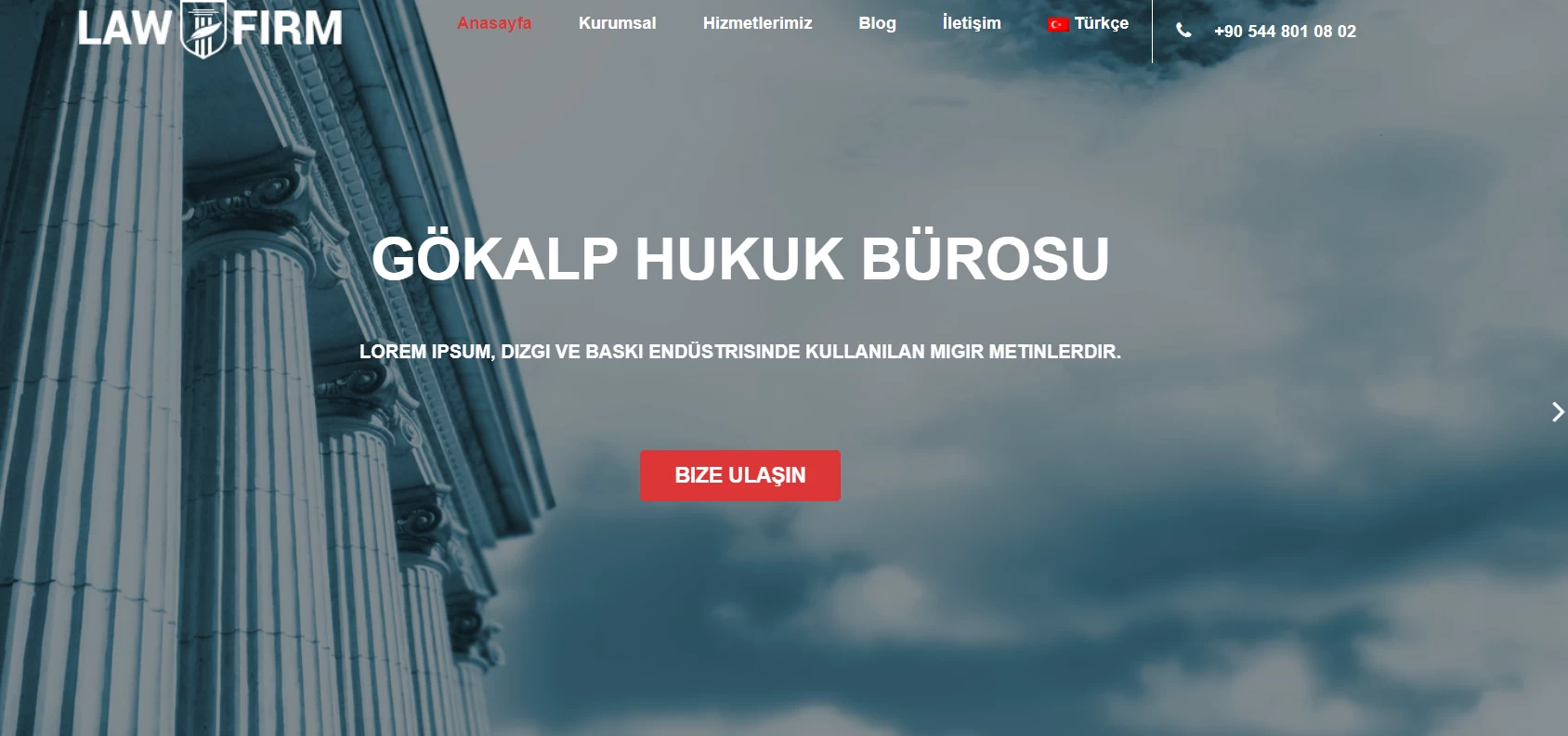 Hukuk Burosu php scrip özel yönetim paneli php scrip