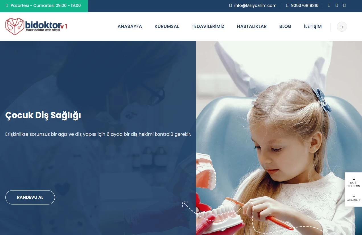 doktor klinik php script sistemi özel hastane php yönetim panelli script