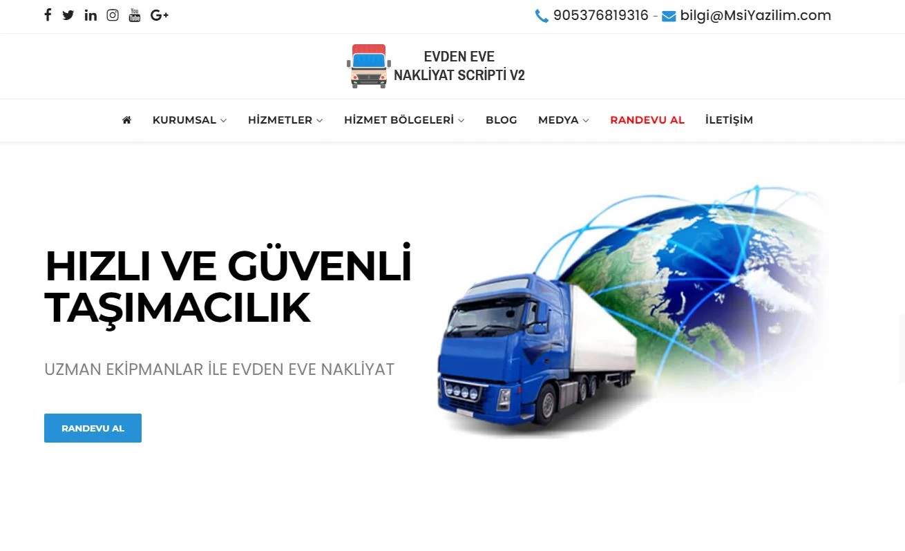 Nakliye taşımacılık lojistik parça eşya taşıma scripti V2