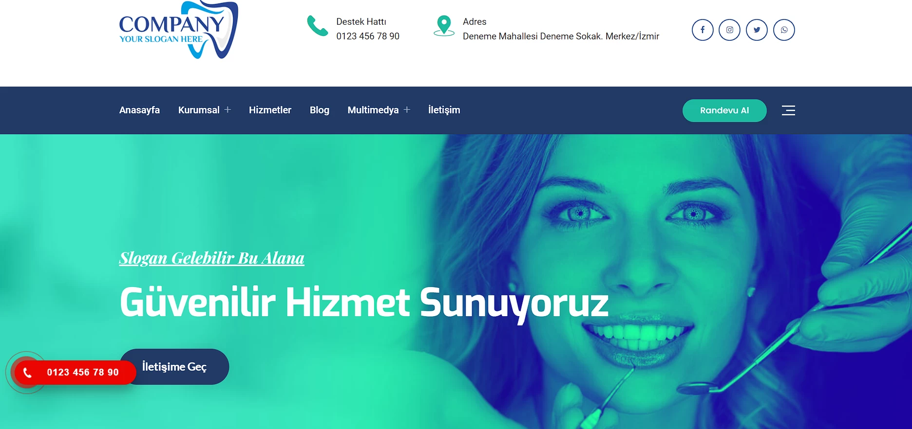 özel diş hekimi randevu php scrip sistemi yönetim paneli scrip