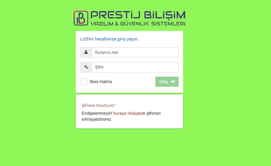 Muhasebe sistemi php scrip