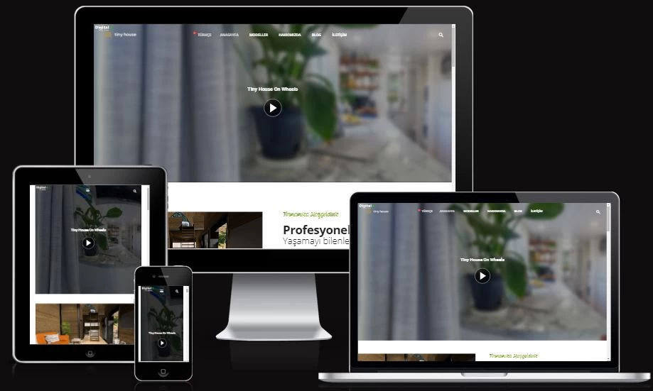 Tinyhouse satış çekme karavan tiny evler satış tanıtım php scripti