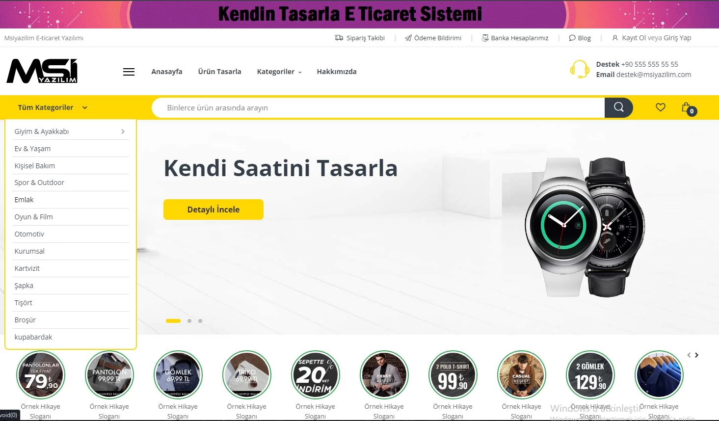 Kendin tasarla e ticaret sistemi online matbaa kartvizit tasarlama tisört php scripti online tasarlama scripti