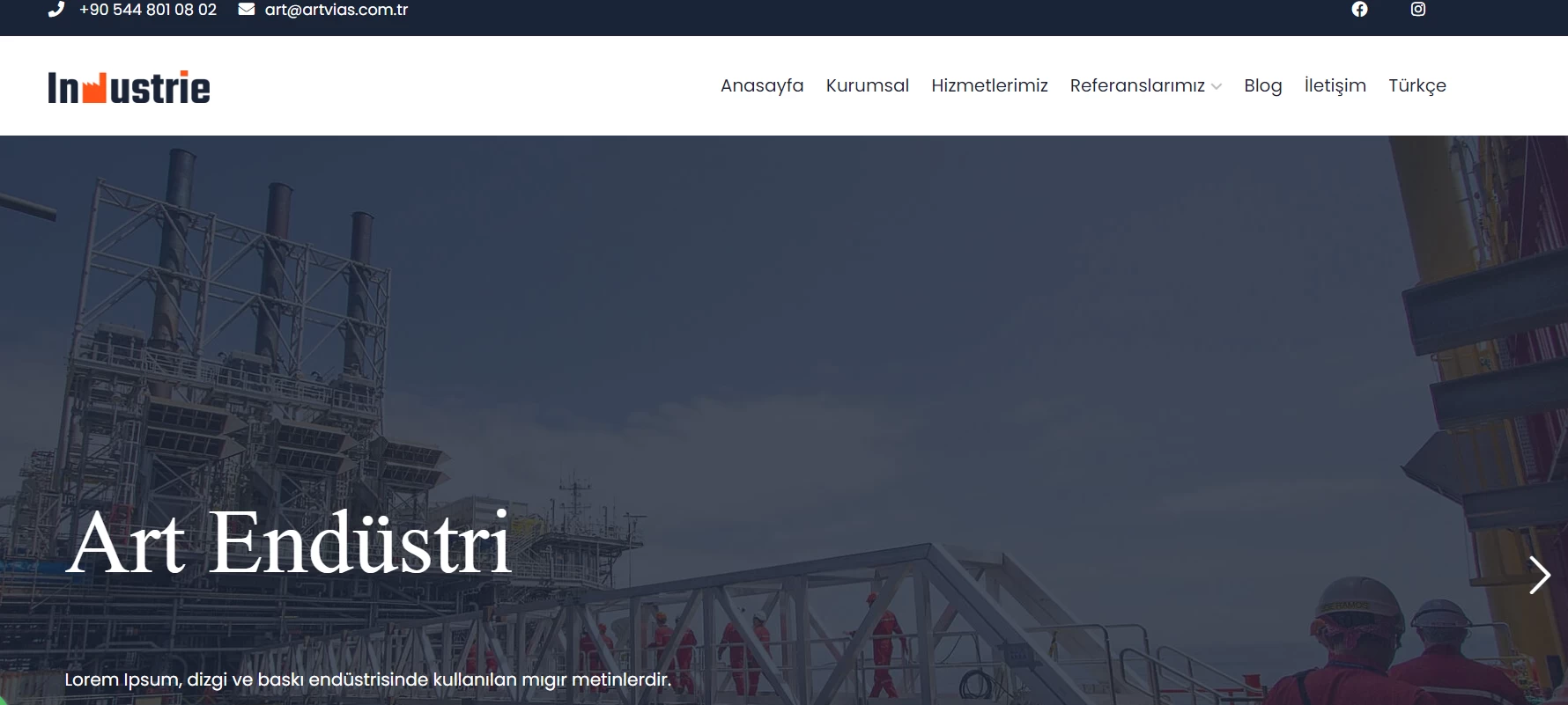 Organize Sanayi İçin Yenilikçi Web Scripti