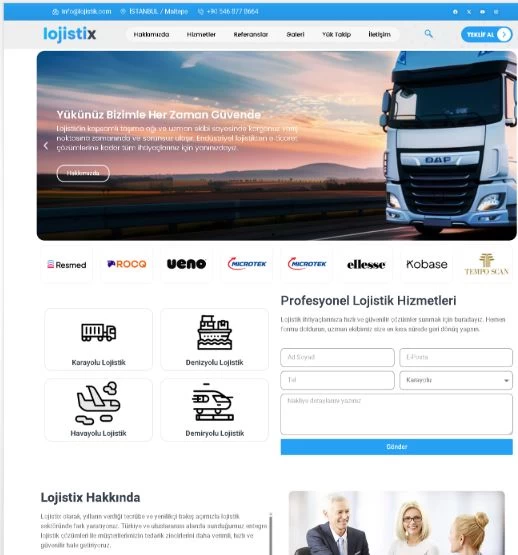 nakliye teması nakliyat msiyazilim nakliye scripti