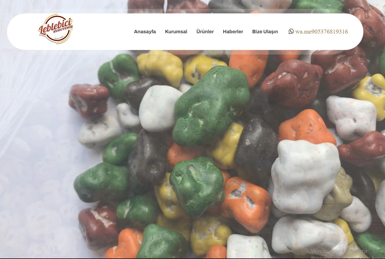 Kuruyemiş bakliyat tekel bayi ürünleri satış scripti php