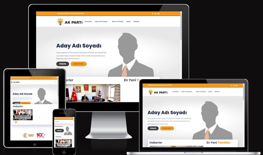 Ak Parti Siyasi parti scriptleri php sistemler tümü seçim anket sistemi