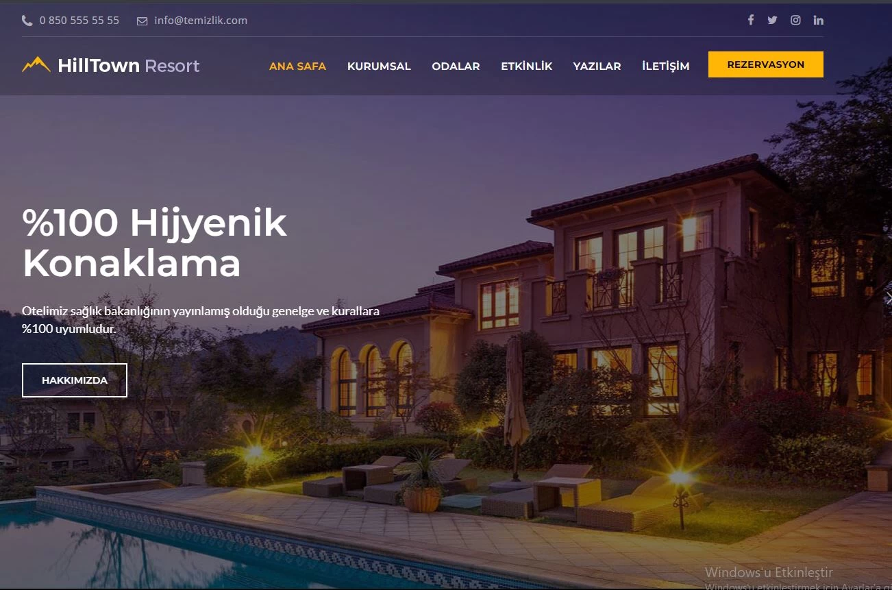 Otel tur bungolav ev php yönetilebilir php scriptleri