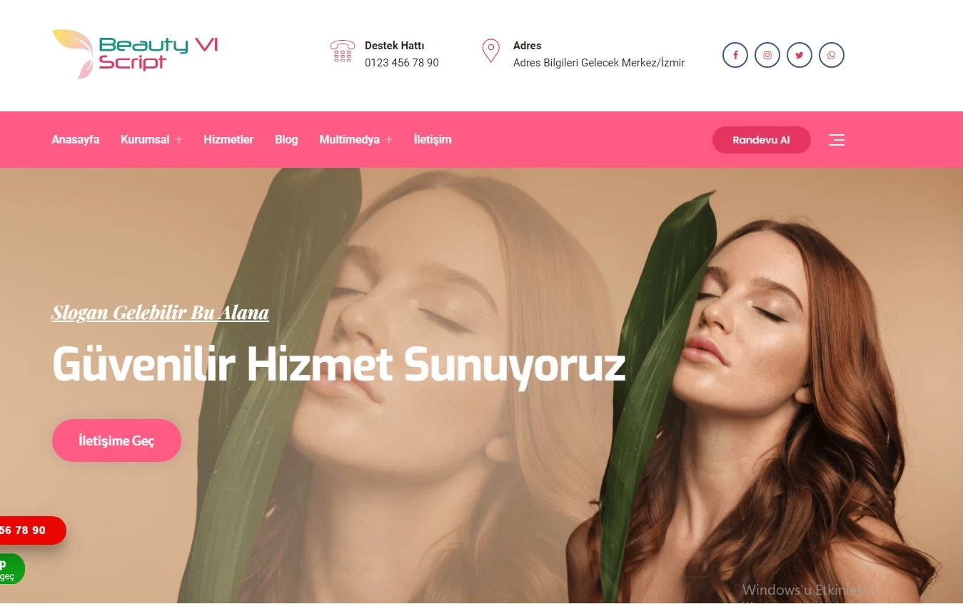 Beauty script güzellik salon tırnak bakım nail art php script