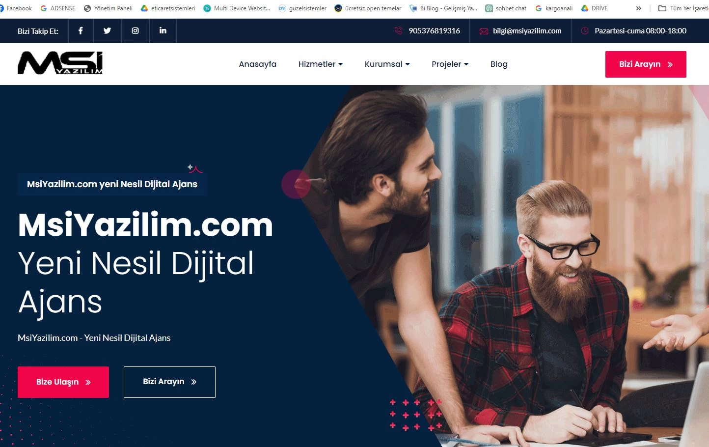 Yeni nesil ajans ve kurumsal sistem php scriptler emlak insaat yapın mühendislik temizlik firması uyumlu