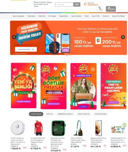 hepsi burada tarzı mağaza açma pazaryeri sistemi trendyol  script  httpshepsi.msiyazilim.com.tr