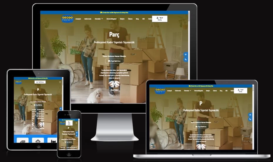 Evden eve nakliya taşıma lojistik sistemi V1