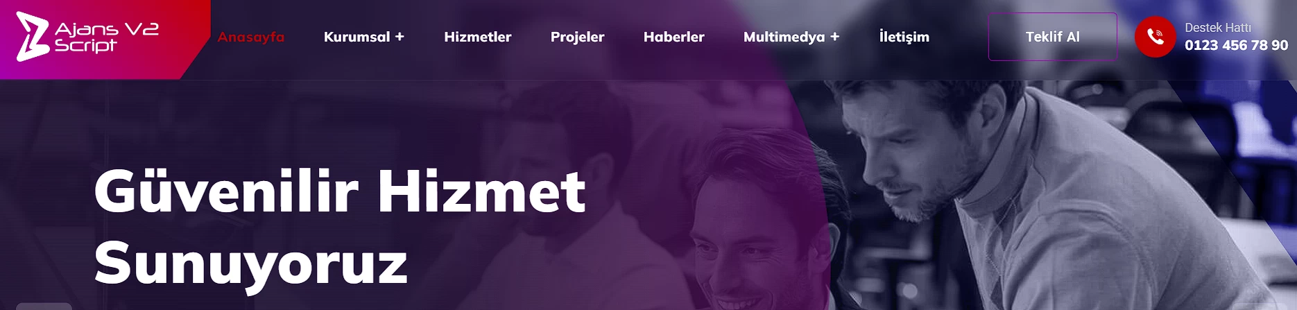 Ajans php scrip özel yönetim paneli scrip v2 20 demo açıklamayı oku