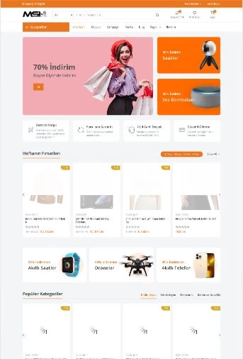 laravel e ticaret teması 4 adet php script satış bayi