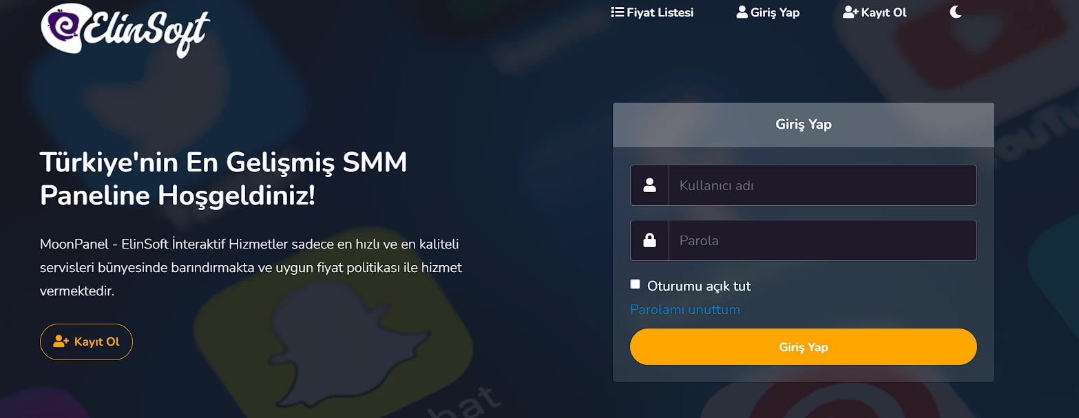 Smm blog satiş php scripti sosyal medya satış tiktok instagram satış paneli